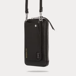 Bandolier Leather Smart Phone Cases For Women Black /silver X One Size -Bandolier Online Shop org 1365