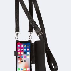 Bandolier 2020 Cruise Unisex Street Style Plain Leather IPhone 8 IPhone 8 Plus For Women Black/silver X Iphone12promax -Bandolier Online Shop org 1399