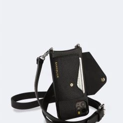 Bandolier 2020 Cruise Unisex Street Style Plain Leather IPhone 8 IPhone 8 Plus For Women Black/silver X Iphone12promax -Bandolier Online Shop org 1406