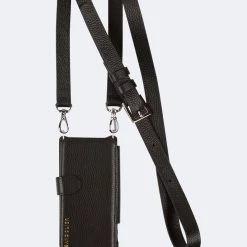 Bandolier 2020 Cruise Unisex Street Style Plain Leather IPhone 8 IPhone 8 Plus For Women Black/silver X Iphone12promax -Bandolier Online Shop org 1409