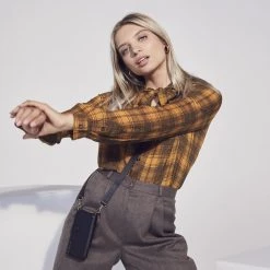 Bandolier 2020 Cruise Unisex Street Style Plain Leather IPhone 8 IPhone 8 Plus For Women Black/silver X Iphone12promax -Bandolier Online Shop org 1411