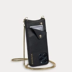 Bandolier Unisex Street Style Chain Plain Leather IPhone 8 For Women Black/gold X Iphone 12/ 12 Pro 15 Bandolier Unisex Street Style Chain Plain Leather IPhone 8 For Women Black/gold X Iphone 12/ 12 Pro -Bandolier Online Shop org 1466