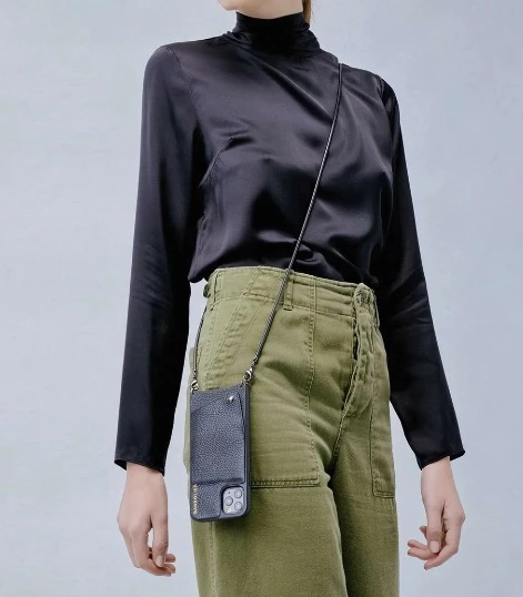 Bandolier Unisex Street Style Chain Plain Leather IPhone 8 For Women Black/gold X Iphone 12/ 12 Pro 8 Bandolier Unisex Street Style Chain Plain Leather IPhone 8 For Women Black/gold X Iphone 12/ 12 Pro - Image 8