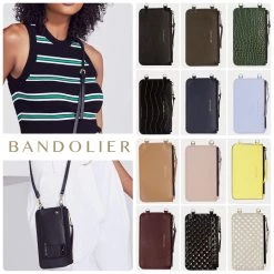 Bandolier Plain Leather IPhone 8 IPhone 8 Plus IPhone X IPhone XS For Women F. Green/croc/pewter X One Size