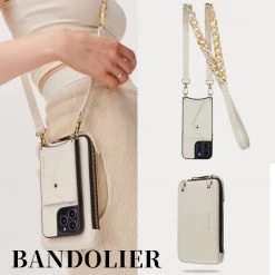 Bandolier Unisex Plain Leather Co-ord Logo IPhone 13 IPhone 13 Mini For Women Airpods Pro X Iphone 13 Pro Max