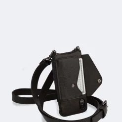 Bandolier 2019-20FW Street Style Plain Leather IPhone 8 IPhone 8 Plus IPhone X For Women Black/silver X Iphone 12/12pro -Bandolier Online Shop org 1534