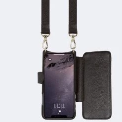 Bandolier 2019-20FW Street Style Plain Leather IPhone 8 IPhone 8 Plus IPhone X For Women Black/silver X Iphone 12/12pro -Bandolier Online Shop org 1535