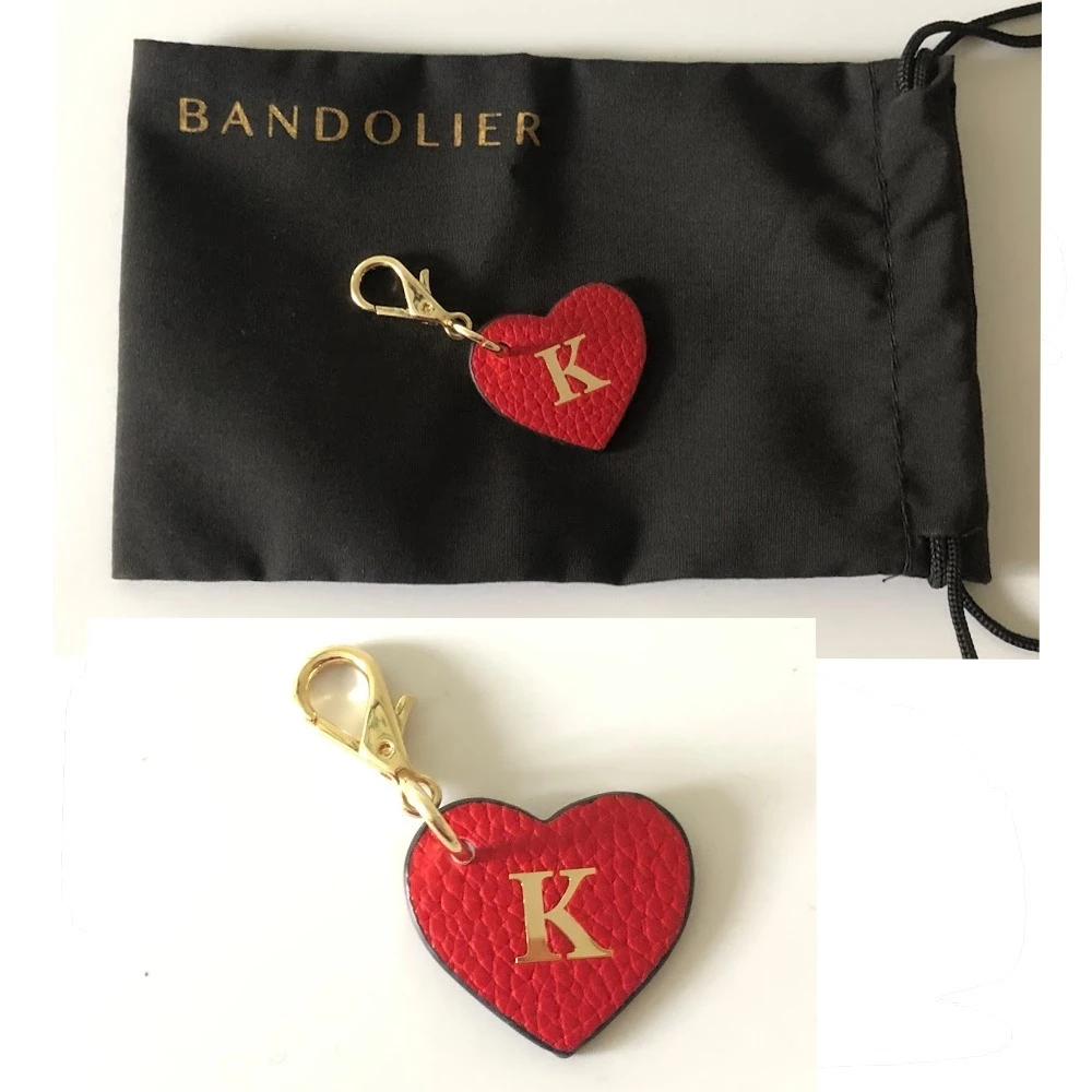 Bandolier Plain Leather Logo Tech Accessories For Women Red/gold X One Size 9 Bandolier Plain Leather Logo Tech Accessories For Women Red/gold X One Size - Image 9