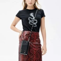 Bandolier Plain Leather IPhone 8 IPhone 8 Plus IPhone X IPhone XS For Women F. Evergreen/gold X One Size -Bandolier Online Shop org 1596