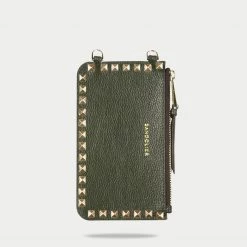 Bandolier Plain Leather IPhone 8 IPhone 8 Plus IPhone X IPhone XS For Women F. Evergreen/gold X One Size -Bandolier Online Shop org 1600