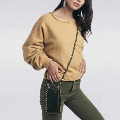 Bandolier Plain Leather IPhone 8 IPhone 8 Plus IPhone X IPhone XS For Women F. Evergreen/gold X One Size -Bandolier Online Shop org 1601