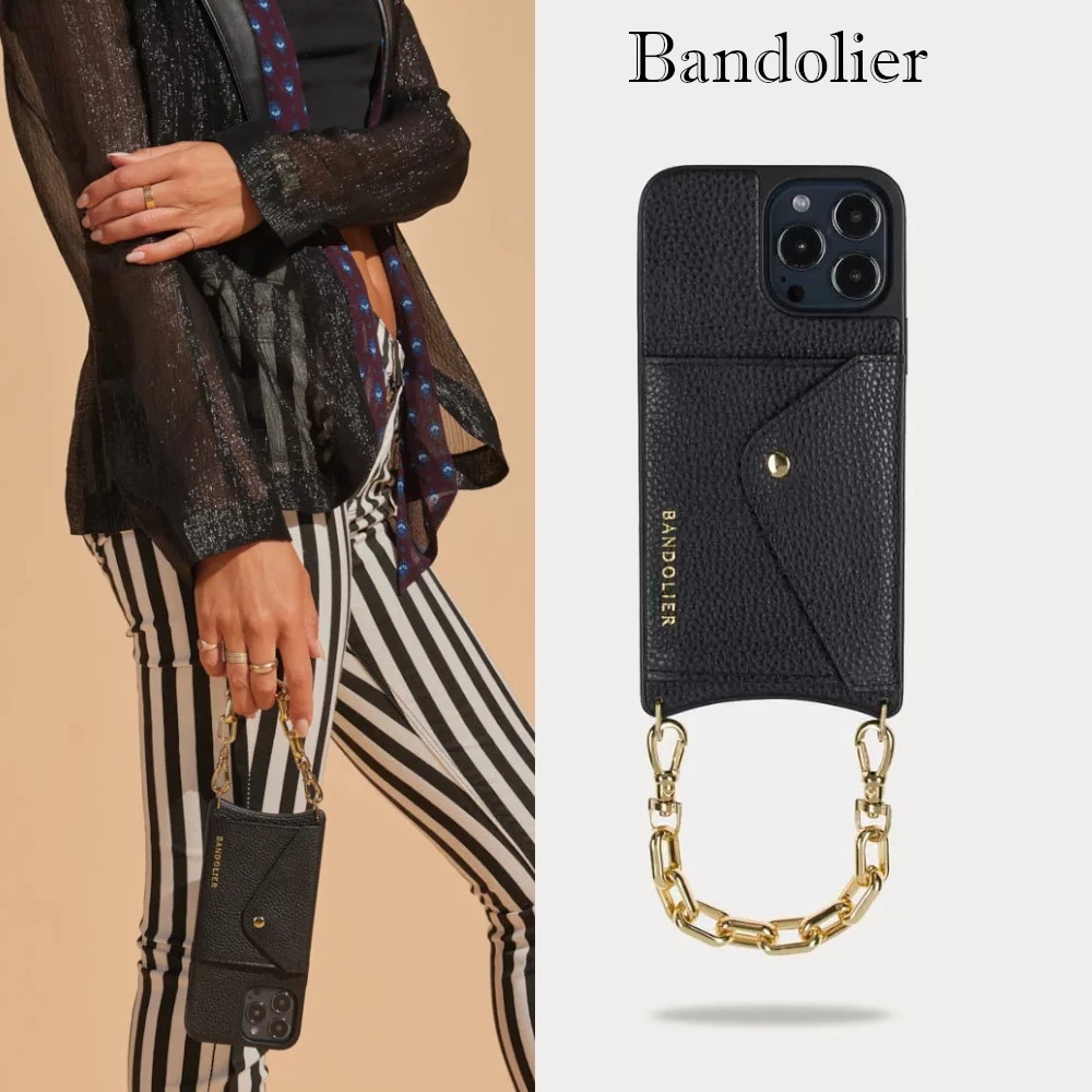 Bandolier Leather Logo IPhone 13 IPhone 13 Pro IPhone 13 Pro Max For Women Black/gold X Iphone 12/ 12 Pro 1 Bandolier Leather Logo IPhone 13 IPhone 13 Pro IPhone 13 Pro Max For Women Black/gold X Iphone 12/ 12 Pro
