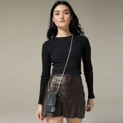 Bandolier Unisex Studded Street Style Chain Plain Leather Logo For Women Black (stock Check Required) X One Size 18 Bandolier Unisex Studded Street Style Chain Plain Leather Logo For Women Black (stock Check Required) X One Size -Bandolier Online Shop org 1645