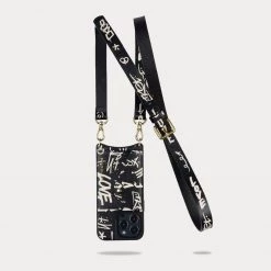 Bandolier Unisex Leather Co-ord IPhone 13 IPhone 13 Mini IPhone 13 Pro For Men Love Print/gold X Iphone 13 Pro -Bandolier Online Shop org 1668