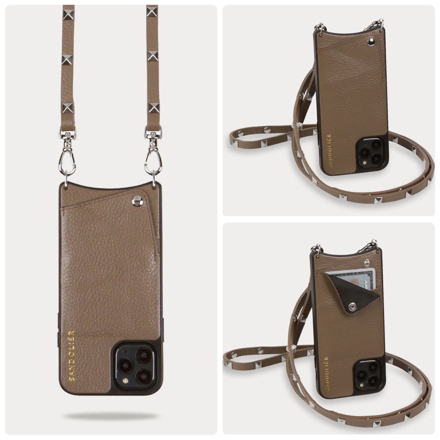 Bandolier Plain Leather IPhone 8 IPhone X IPhone XS IPhone XS Max For Women Black/pewter X Iphone Xs/x 17 Bandolier Plain Leather IPhone 8 IPhone X IPhone XS IPhone XS Max For Women Black/pewter X Iphone Xs/x - Image 17