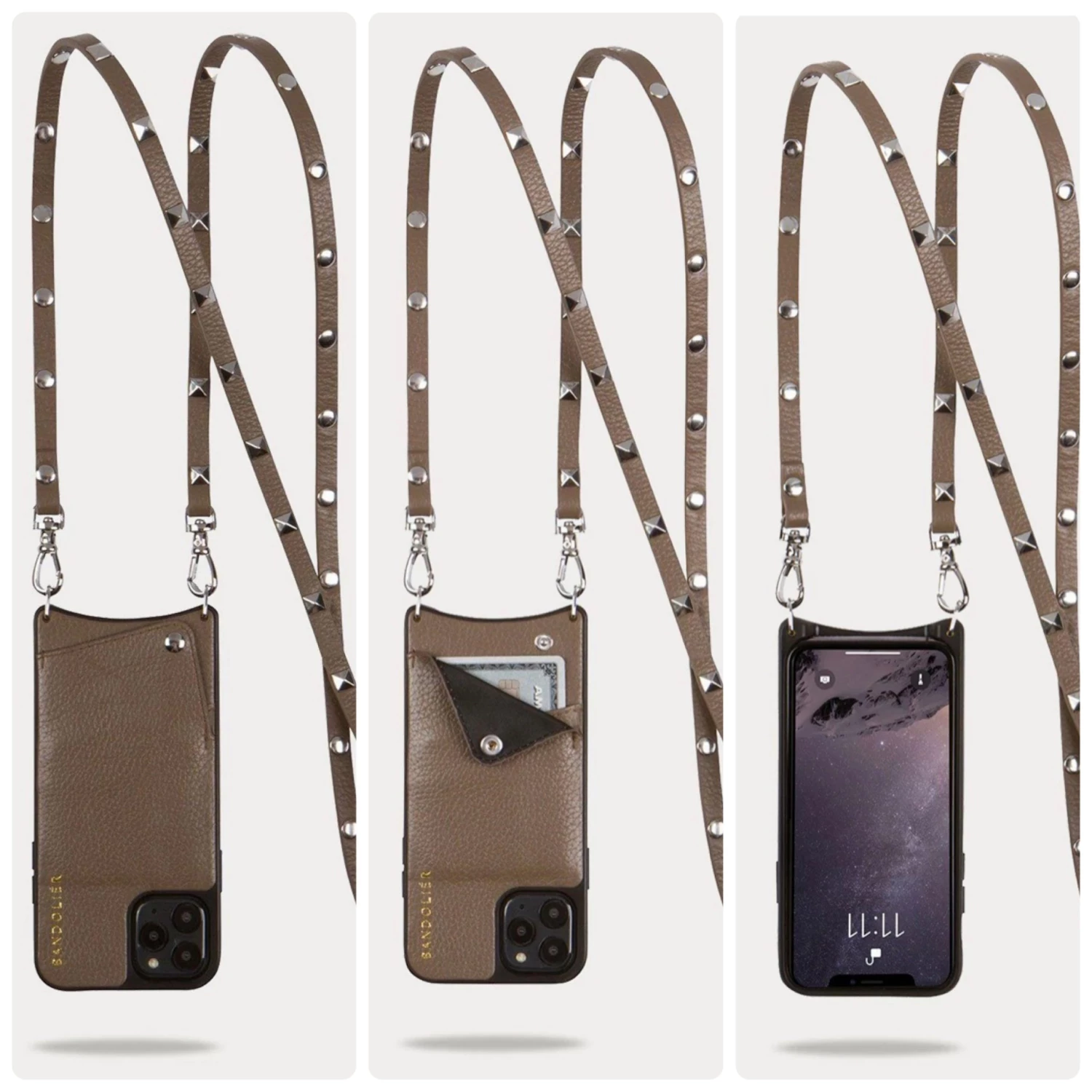 Bandolier Plain Leather IPhone 8 IPhone X IPhone XS IPhone XS Max For Women Black/pewter X Iphone Xs/x 18 Bandolier Plain Leather IPhone 8 IPhone X IPhone XS IPhone XS Max For Women Black/pewter X Iphone Xs/x - Image 18