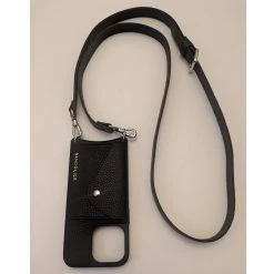 Bandolier Unisex Street Style Plain Leather Co-ord Logo For Women Black/silver X Iphone 13 Pro Max -Bandolier Online Shop org 1688