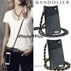Bandolier LIBBY Leather Smart Phone Cases For Women Silver Chain X Iphone6plus/7plus/8plus