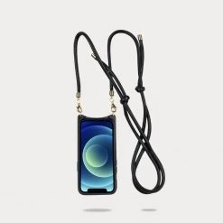 Bandolier 2023 SS Leather Logo IPhone 13 IPhone 13 Mini IPhone 13 Pro For Women ①black/gold X Iphone 13mini -Bandolier Online Shop org 1713