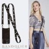 Bandolier 2020 Cruise Unisex Street Style Plain Leather IPhone 8 IPhone 8 Plus For Women Black Velvet/pewter X Iphonexsmax