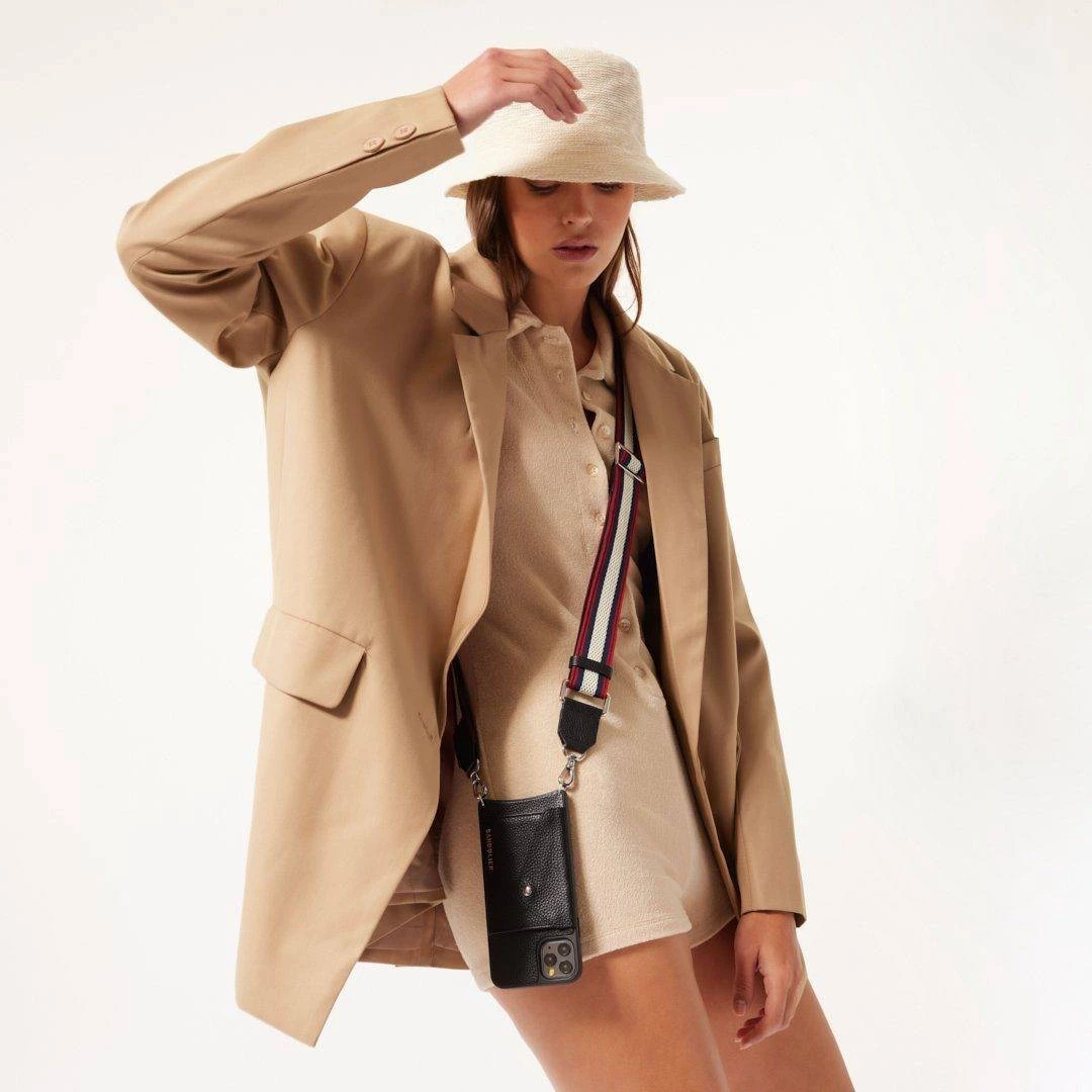 Bandolier Plain Leather IPhone X IPhone XS IPhone XS Max IPhone XR For Women Red/navy/creme/silver X Iphone Xs/x 6 Bandolier Plain Leather IPhone X IPhone XS IPhone XS Max IPhone XR For Women Red/navy/creme/silver X Iphone Xs/x - Image 6