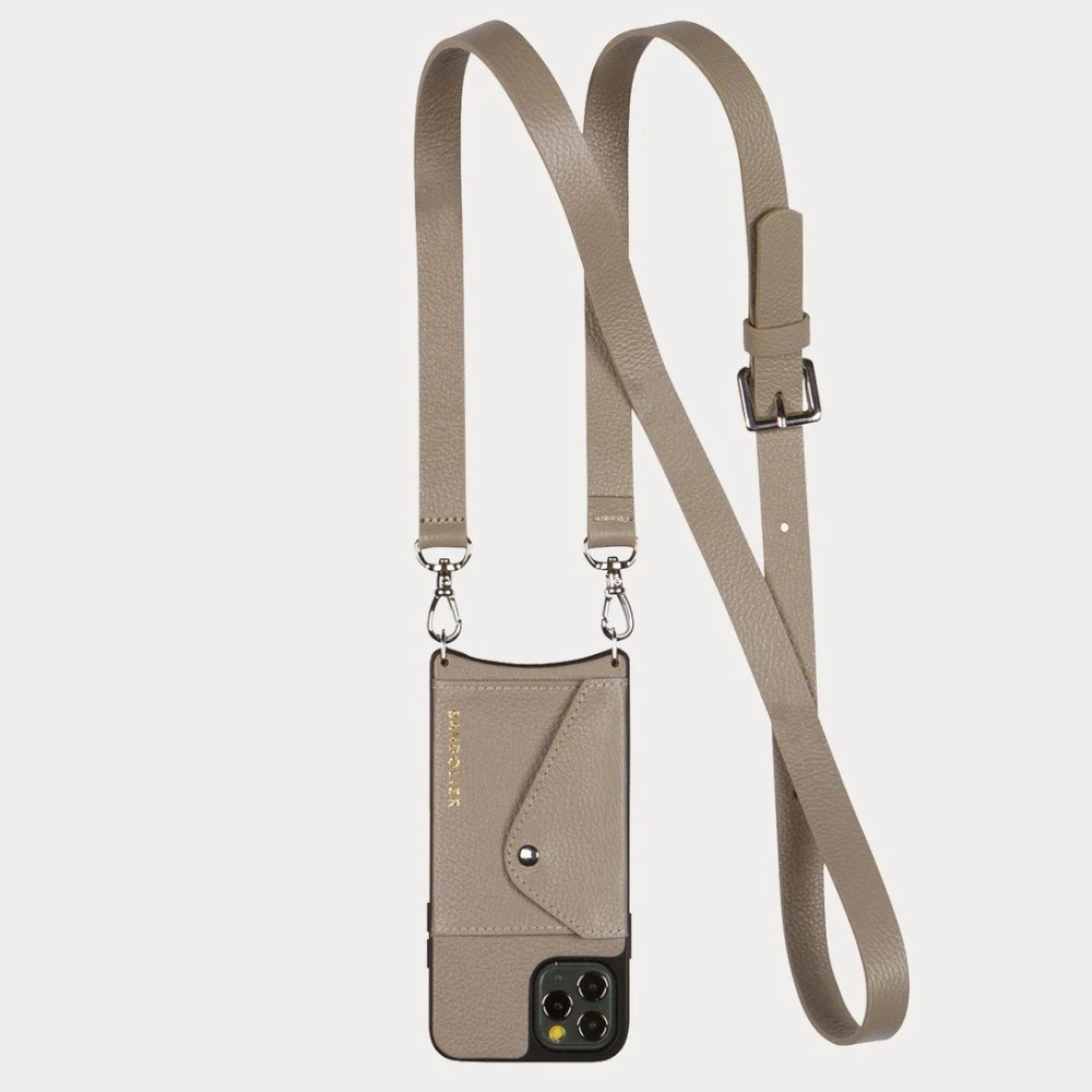 Bandolier Plain Leather Logo IPhone 13 IPhone 13 Pro IPhone 13 Pro Max For Women Poppy Red/gold X Iphone 13 Mini 4 Bandolier Plain Leather Logo IPhone 13 IPhone 13 Pro IPhone 13 Pro Max For Women Poppy Red/gold X Iphone 13 Mini - Image 4