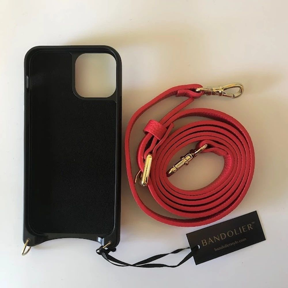 Bandolier Plain Leather Logo IPhone 13 IPhone 13 Pro IPhone 13 Pro Max For Women Poppy Red/gold X Iphone 13 Mini 13 Bandolier Plain Leather Logo IPhone 13 IPhone 13 Pro IPhone 13 Pro Max For Women Poppy Red/gold X Iphone 13 Mini - Image 13