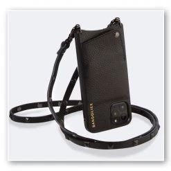 Bandolier Plain Leather IPhone XS Max IPhone XR Logo IPhone 11 Pro For Women Black/silver X Iphone Xr -Bandolier Online Shop org 185