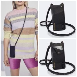 Bandolier Plain Leather IPhone XS Max IPhone XR Logo IPhone 11 Pro For Women Black/silver X Iphone Xr -Bandolier Online Shop org 186