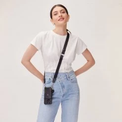 Bandolier Plain Leather Tech Accessories For Women Black/gold X K -Bandolier Online Shop org 1862