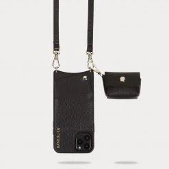 Bandolier 2020 SS Leather Smart Phone Cases For Women Butter Yellow/silver X Airpod Pro -Bandolier Online Shop org 1867