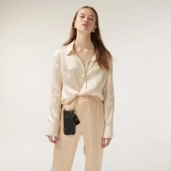 Bandolier 2020 SS Leather Smart Phone Cases For Women Butter Yellow/silver X Airpod Pro -Bandolier Online Shop org 1870