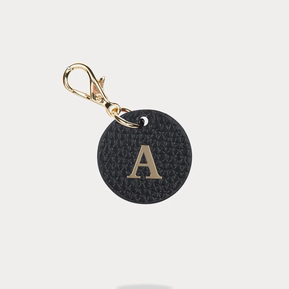 Bandolier Plain Leather Logo Tech Accessories For Women Black/gold X One Size 4 Bandolier Plain Leather Logo Tech Accessories For Women Black/gold X One Size - Image 4