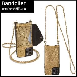 Bandolier Monogram IPhone 8 IPhone 8 Plus IPhone X IPhone XS For Women Metallic Gold/gold X Iphone 12 Mini