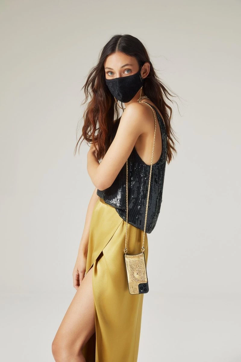 Bandolier Monogram IPhone 8 IPhone 8 Plus IPhone X IPhone XS For Women Metallic Gold/gold X Iphone 12 Mini 3 Bandolier Monogram IPhone 8 IPhone 8 Plus IPhone X IPhone XS For Women Metallic Gold/gold X Iphone 12 Mini - Image 3