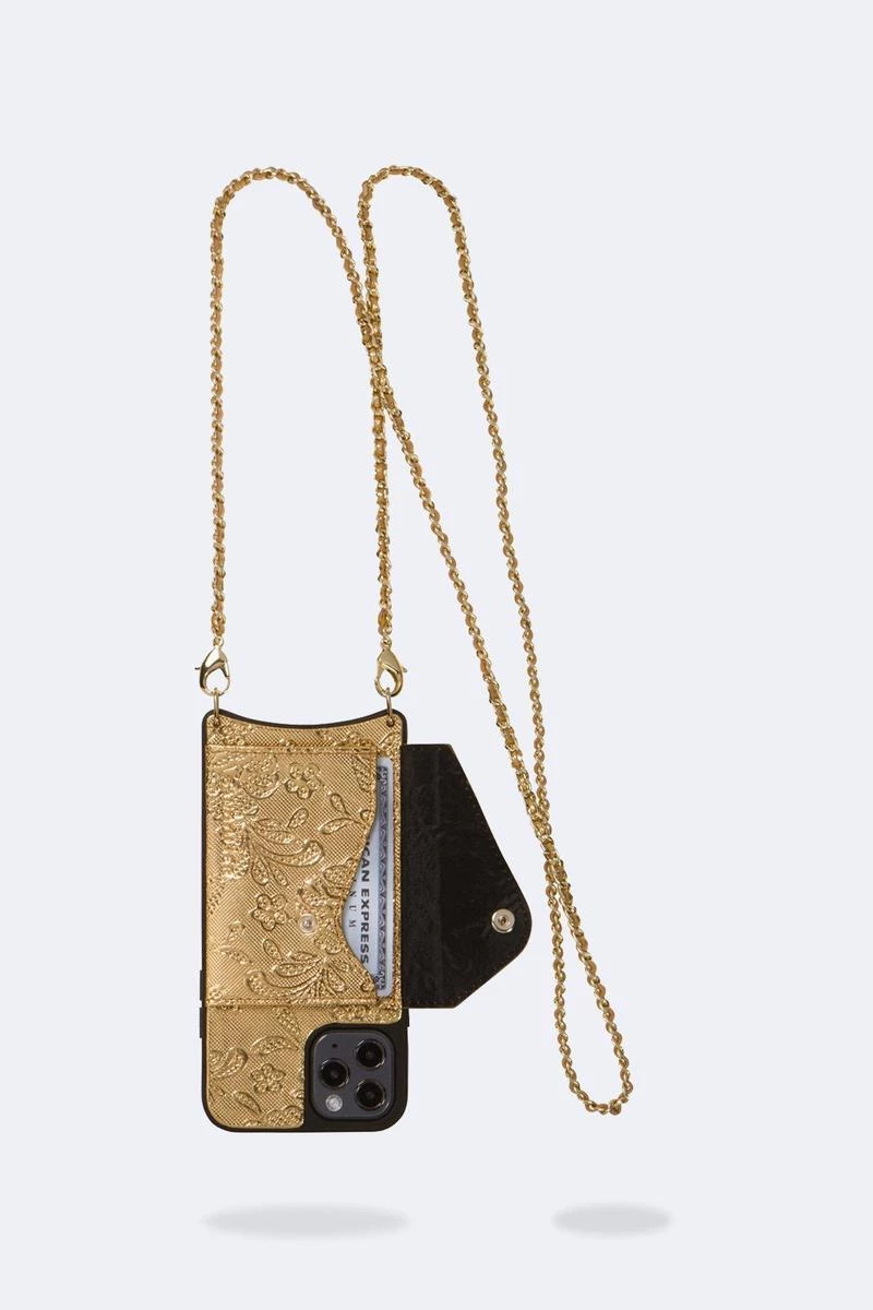 Bandolier Monogram IPhone 8 IPhone 8 Plus IPhone X IPhone XS For Women Metallic Gold/gold X Iphone 12 Mini 5 Bandolier Monogram IPhone 8 IPhone 8 Plus IPhone X IPhone XS For Women Metallic Gold/gold X Iphone 12 Mini - Image 5