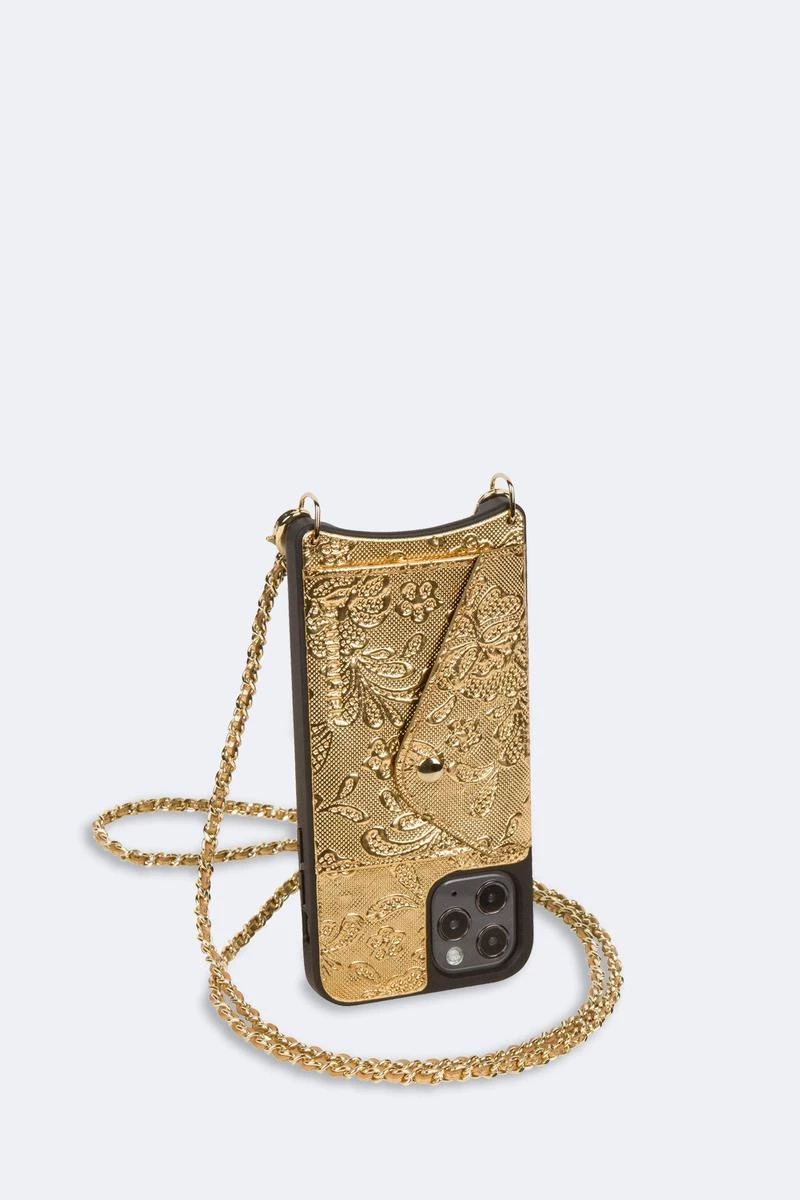 Bandolier Monogram IPhone 8 IPhone 8 Plus IPhone X IPhone XS For Women Metallic Gold/gold X Iphone 12 Mini 8 Bandolier Monogram IPhone 8 IPhone 8 Plus IPhone X IPhone XS For Women Metallic Gold/gold X Iphone 12 Mini - Image 8