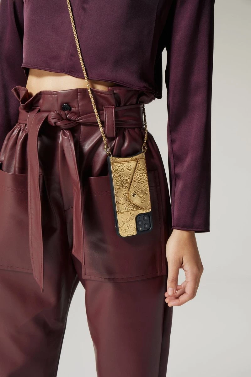 Bandolier Monogram IPhone 8 IPhone 8 Plus IPhone X IPhone XS For Women Metallic Gold/gold X Iphone 12 Mini 9 Bandolier Monogram IPhone 8 IPhone 8 Plus IPhone X IPhone XS For Women Metallic Gold/gold X Iphone 12 Mini - Image 9