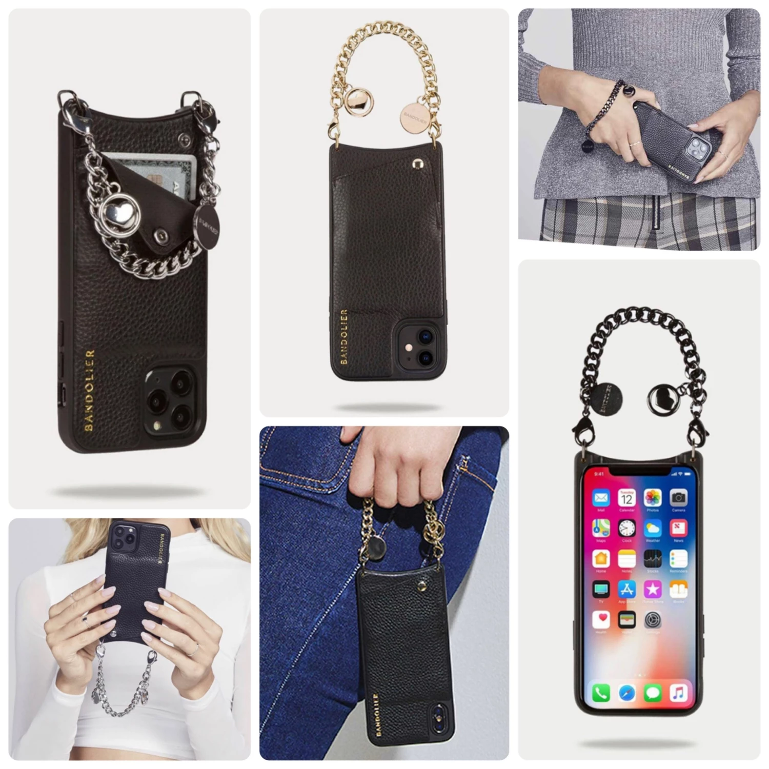 Bandolier Heart IPhone 8 IPhone 8 Plus IPhone X IPhone XS For Women Gold X One Size 5 Bandolier Heart IPhone 8 IPhone 8 Plus IPhone X IPhone XS For Women Gold X One Size - Image 5