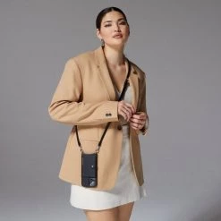 Bandolier Unisex Plain Leather Logo IPhone 13 IPhone 13 Pro For Men Black/gold X Iphone 13 -Bandolier Online Shop org 201