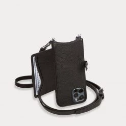 Bandolier Unisex Plain Leather Logo IPhone 13 IPhone 13 Pro For Men Black/gold X Iphone 13 -Bandolier Online Shop org 204