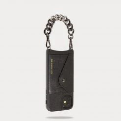 Bandolier Bi-color Chain Tech Accessories For Women Black/silver X One Size -Bandolier Online Shop org 2062