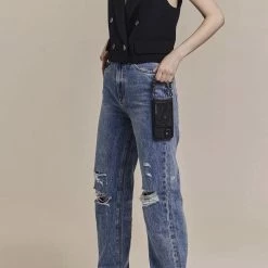 Bandolier Bi-color Chain Tech Accessories For Women Black/silver X One Size -Bandolier Online Shop org 2065