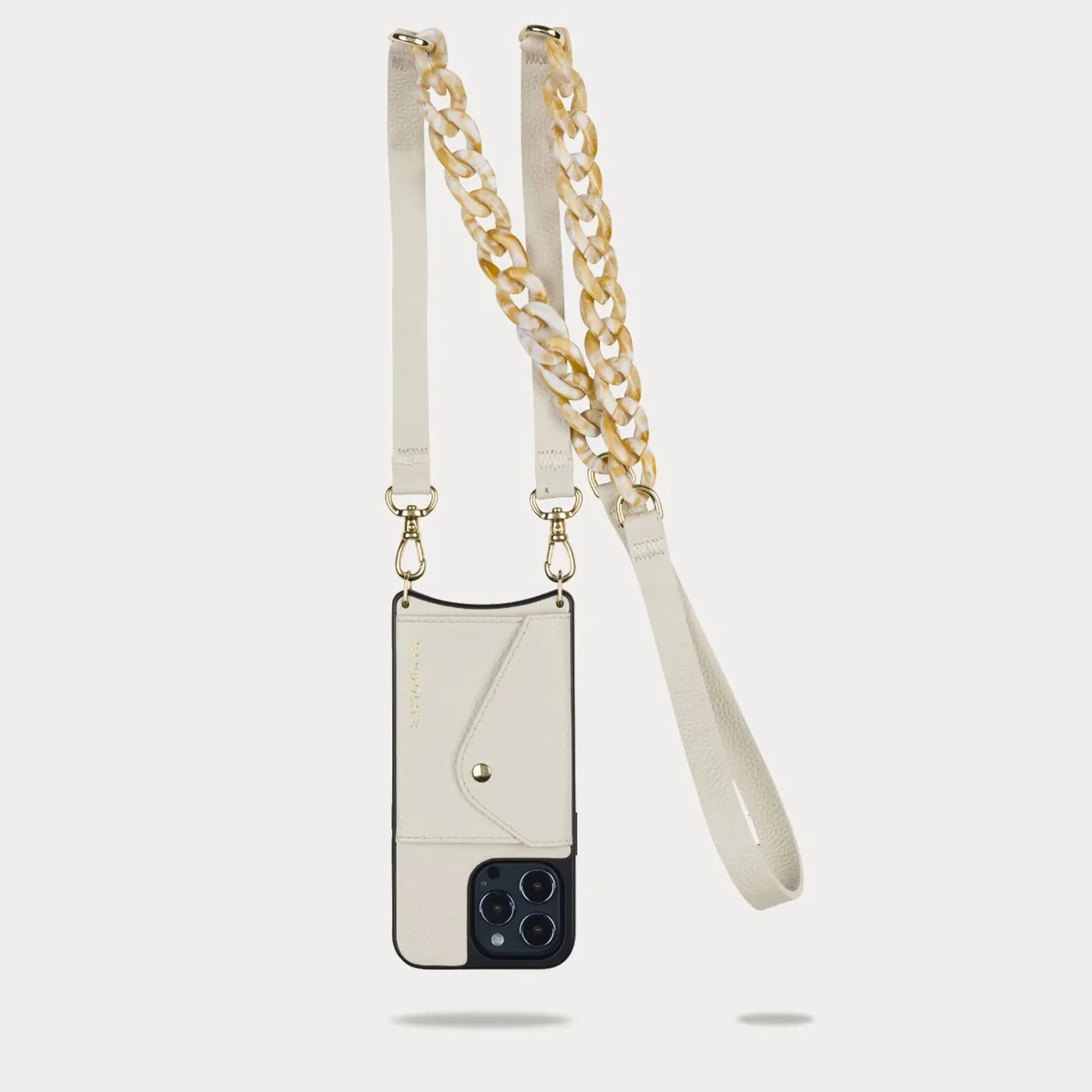 Bandolier Plain Leather IPhone 13 IPhone 13 Mini IPhone 13 Pro For Women Stone/gold X Iphone 12/12 Pro 4 Bandolier Plain Leather IPhone 13 IPhone 13 Mini IPhone 13 Pro For Women Stone/gold X Iphone 12/12 Pro - Image 4