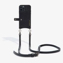 Bandolier Unisex Plain Leather Logo IPhone 13 IPhone 13 Pro For Men Black/gold X Iphone 13 -Bandolier Online Shop org 207