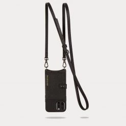 Bandolier Unisex Plain Leather Logo IPhone 13 IPhone 13 Pro For Men Black/gold X Iphone 13 -Bandolier Online Shop org 210