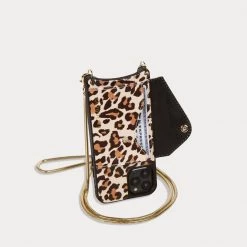 Bandolier Leopard Patterns Plain Leather IPhone X IPhone XS For Women Leopard X Iphone Xs Max -Bandolier Online Shop org 2106