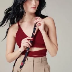 Bandolier 2021 SS Flower Patterns Plain Leather IPhone 8 Plus IPhone X For Women Black X Iphone Se/876/6s -Bandolier Online Shop org 2175