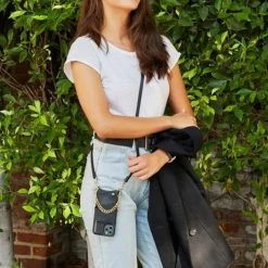 Bandolier Unisex Plain Leather IPhone 8 IPhone 8 Plus IPhone X For Women Black/gold X 6/7/8 Plus -Bandolier Online Shop org 2180