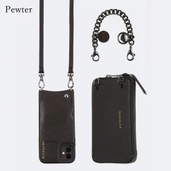 Bandolier Unisex Plain Leather IPhone 8 IPhone 8 Plus IPhone X For Women Black/gold X 6/7/8 Plus -Bandolier Online Shop org 2185